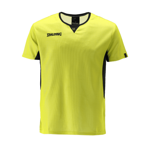 Spalding Scheidsrechtershirt Basketbal Lime/Zwart | €59,95 | Spalding | Wedstrijdkleding | Maat: XS | | Scheidsrechters.nl