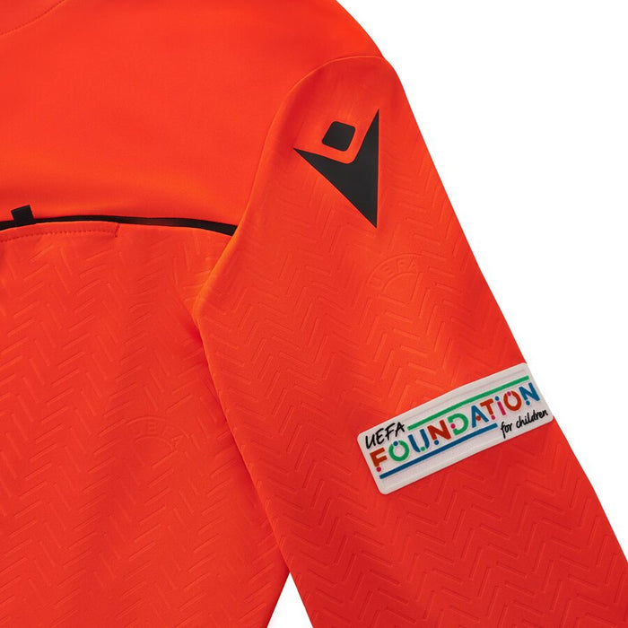 UEFA 2023/25 referee shirt red long sleeve