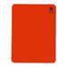 b+d Neon Rode Kaart 12 x 9 cm - Scheidsrechters.nl